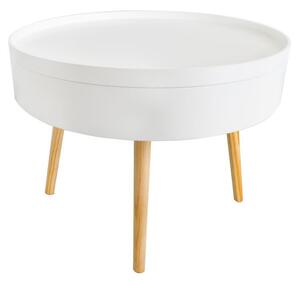 ModernHOME Kulatý konferenční stolek s úložným prostorem, 60 cm FH-CT0210