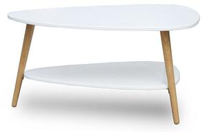 ModernHOME Moderní konferenční stolek s dřevěnými nohami
