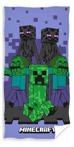 Carbotex Dětská osuška Minecraft Enderman Monster, 70 x 140 cm
