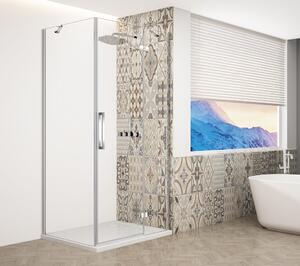 Gelco TRINITY CHROME čtvercový sprchový kout 1000x1000mm, čiré sklo, pravé GT5610-10CR-CH