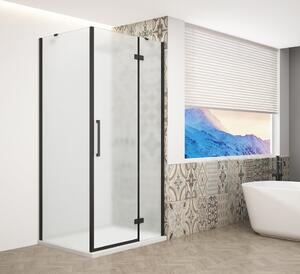 Gelco TRINITY BLACK obdélníkový sprchový kout 1100x1000mm, matné sklo, pravé GT5610-11MR-B