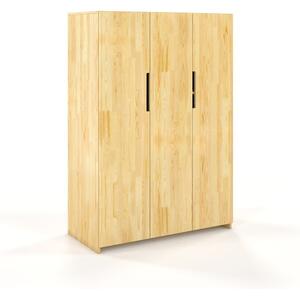 Šatní skříň z borovicového dřeva Skandica Bergman, 128 x 180 cm