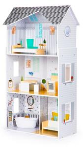 Dřevěný domeček pro panenky s nábytkem Grace Residence ECOTOYS 8210