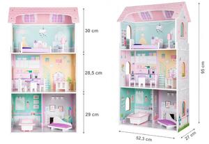 Dřevěný domeček pro panenky Blueberry Residence Ecotoys 4121