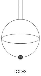 Lodes LED závěsné svítidlo Elara L, 1x9W + 1x18W pr. 80cm Barva: Černá, Teplota světla: 2700K - teplá bílá