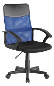Otočná židle Spero modrá/černá