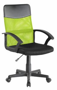 Otočná židle Spero zelená/černá