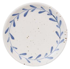 Kameninový talíř Viola Leaf Blue 18 cm