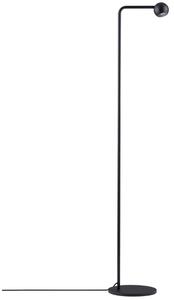 Černá kovová stojací LED lampa Nova Luce Sfera 125,5 cm