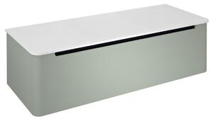 Sapho KERALA umyvadlová skříňka 120x35x47,5cm, 1x zásuvka, verde KR120-4444