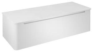Sapho KERALA umyvadlová skříňka 120x35x47,5cm, 1x zásuvka, bílá lesk KR120-3030