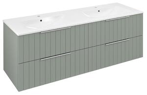 Sapho Sapho, CIRASA STRIP umyvadlová skříňka 139,6x52x46cm, verde, CR141-4444S-21