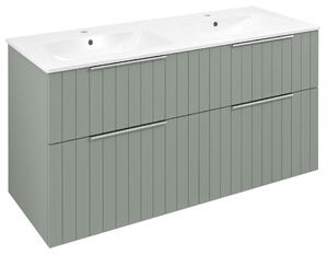 Sapho Sapho, CIRASA STRIP umyvadlová skříňka 118,4x64x46cm, verde, CR121-4444S-21