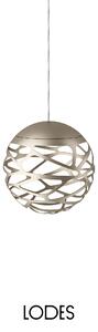 Lodes LED závěsné svítidlo Kelly Cluster, Ø 18 cm, 2700 K, 1x7W Barva: Matná champagne