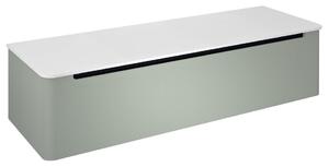 Sapho KERALA umyvadlová skříňka 140x35x47,5cm, 1x zásuvka, verde KR140-4444