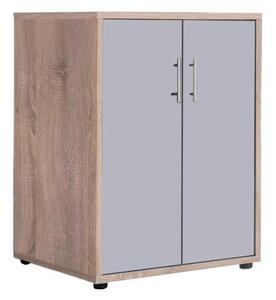 SKŘÍŇ NA ŠANONY, šedá, Sonoma dub, 54/74/50 cm MID.YOU - Online Only kancelářský nábytek, Online Only