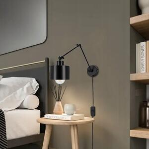 Nástěnné svítidlo E27, kabel 150 cm