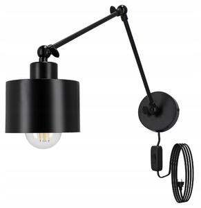 Nástěnné svítidlo E27, kabel 150 cm