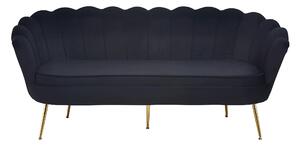 TŘÍMÍSTNÁ POHOVKA, textil, černá Livetastic - Pohovky, Online Only