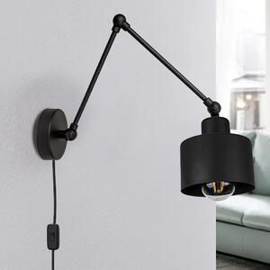 Nástěnné svítidlo E27, kabel 150 cm