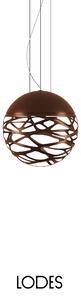 Lodes Závěsné svítidlo Kelly S Sphere, Ø 40 cm, 3xE27 Barva: Měděný bronz