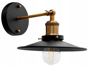 Nástěnné svítidlo TOOLIGHT černé, žluté E27 60 W