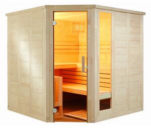 Finská sauna Komfort Corner Large 234x206x204