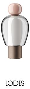 Lodes LED stmívatelná přenosná stolní lampa Easy Peasy, Ø 12,1 cm, 1x5W Barva: Růžová