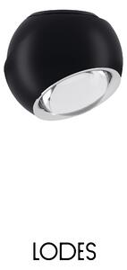 Lodes LED stropní svítidlo Spider, Ø 12 cm, 1x11W Barva: Matná černá, Teplota světla: 2700K - teplá bílá