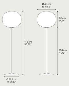 Lodes Stojací lampa Volum Ø 42 cm, v. 142 cm, 1xE27