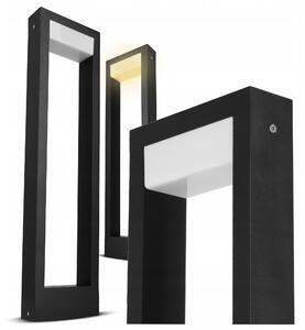 Černý venkovní osvětlovací sloupek 230 V, 60 cm, IP44, neutrální bílá