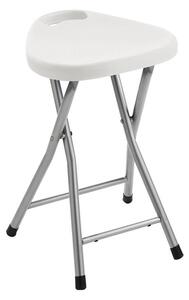 AQUALINE - Koupelnová stolička 30x46,5x29,3 cm, bílá (CO75)
