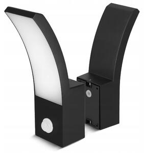LED fasádní svítidlo 10 W, IP44, neutrální bílá, 80 × 160 × 240 mm