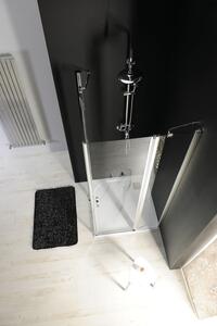 GELCO - ONE sprchové dveře s pevnou částí 800 mm, čiré sklo (GO4880)