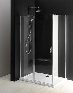 GELCO - ONE sprchové dveře s pevnou částí 900 mm, čiré sklo (GO4890)