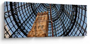 Obraz věže v Melbourne (s hodinami) (90x30 cm)