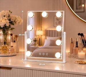 EKSPAND LED zrcadlo HOLLYWOOD 25x30cm