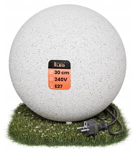 Solární zápichové svítidlo E27 230 V, 30 cm, IP65