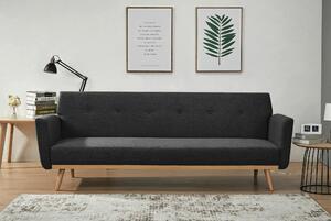 ROZKLÁDACÍ POHOVKA, textil, černá Livetastic - Rozkládací pohovky, Online Only