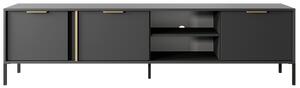 LARS a | TV stolek RTV 203 3D | 202,9 cm | antracit