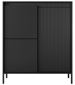SENSO c | komoda 3D | 103,5 cm | černá