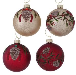 Boltze Home Collections Vánoční ozdoba Leano sada 4 kusů