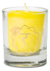 Čakrová vonná svíčka - 3. čakra - bergamot, limetka, grapefruit