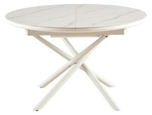 JÍDELNÍ STŮL, bílá, 120-160/120/76 cm MID.YOU - Jídelní stoly, Online Only