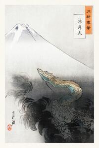 Obrazová reprodukce Ryū shōten, Japanese Dragon (Vintage Japandi) - Ogata Gekko, (26.7 x 40 cm)