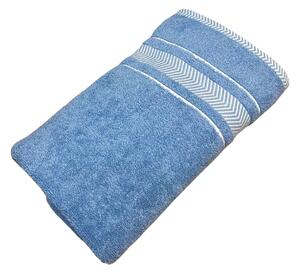 Sada 4 kusů Monako modrej osušky 70x140cm a ručníků 50x90cm TiaHome
