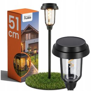 LED solární zápichové svítidlo 2700 K, IP65, 100 lm, teplá bílá
