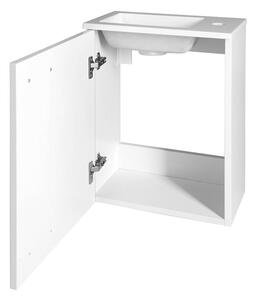 AQUALINE - ZOJA umyvadlová skříňka 39,5x50x22cm, bílá (51049A)