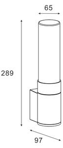 Zuma Line SJ17611 - Venkovní nástěnná lampa WALLY 1xE27/60W/230V IP54 černá