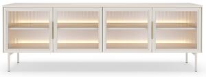 LUMI k | TV stolek RTV 181 4D + LED | 181 cm | kašmír/zlatá